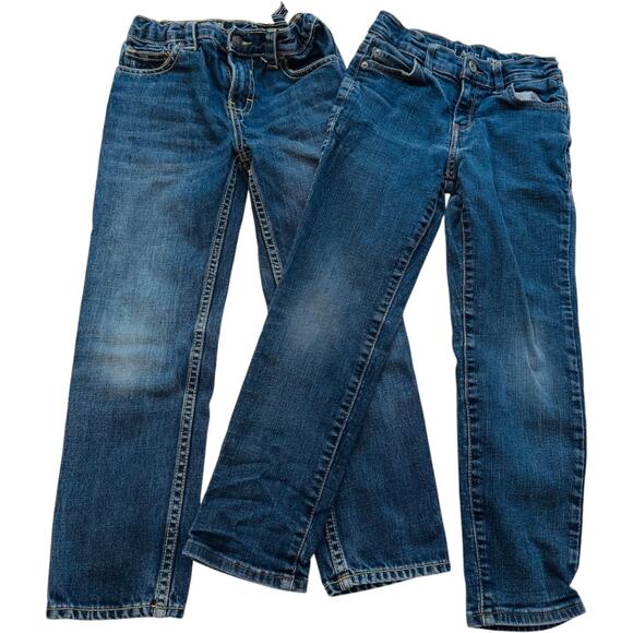 Tucker + Tate & Children's Place Slim Straight Jeans Bundle Blue Size 7 - Picture 1 of 10